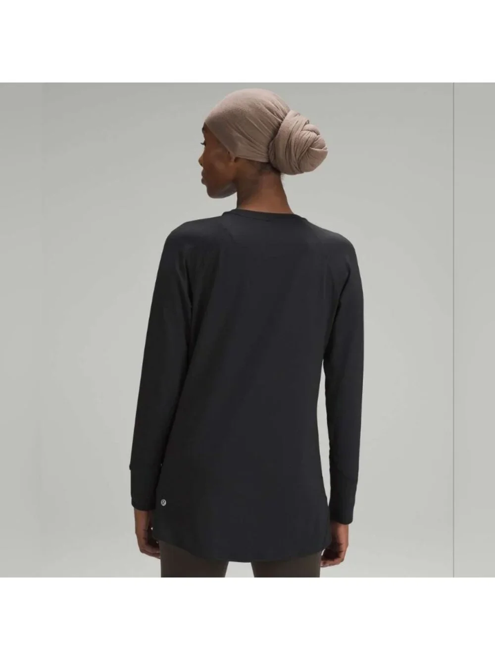 Lululemon Abrasion-Resistant High-Coverage Long-Sleeve Shirt Black